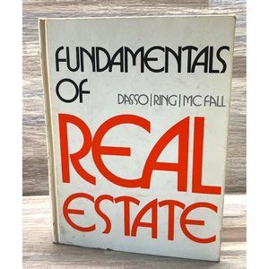 Fundamentals of Real Estate Textbook 1977 by Jerome Dasso
